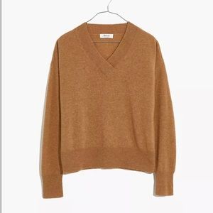 BRAND NEW CASHMERE MADEWELL V NECK SWEATER